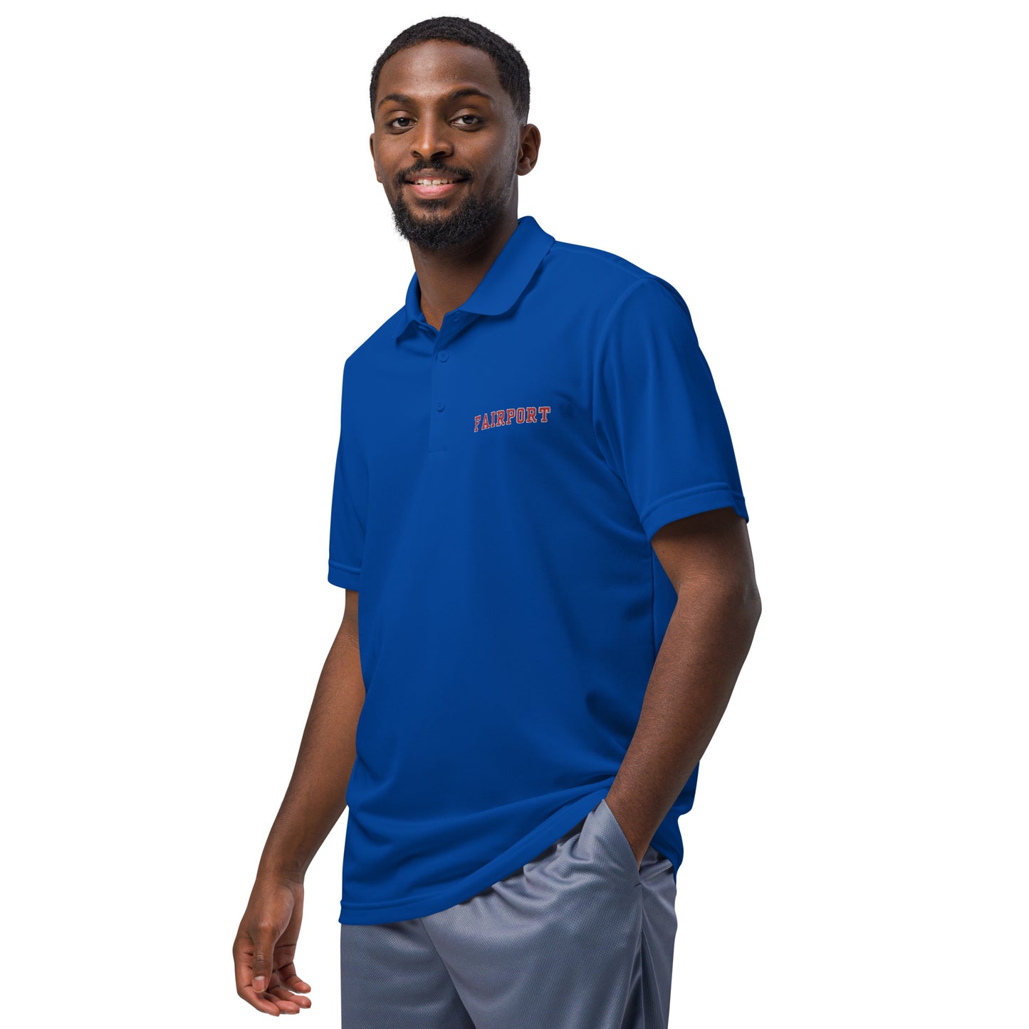 Fairport adidas sport polo