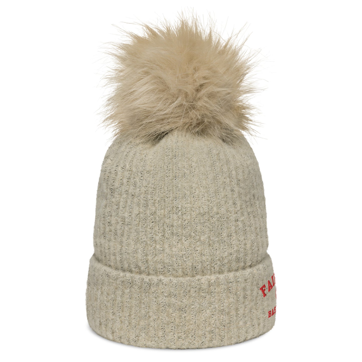 Fairport Basketball Columbia pom-pom beanie