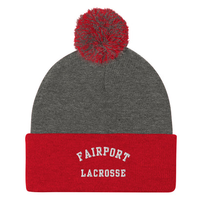 Fairport Lacrosse Pom-Pom Beanie