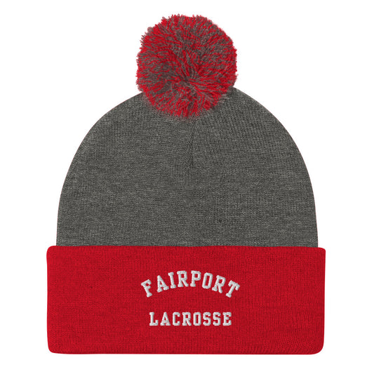 Fairport Lacrosse Pom-Pom Beanie