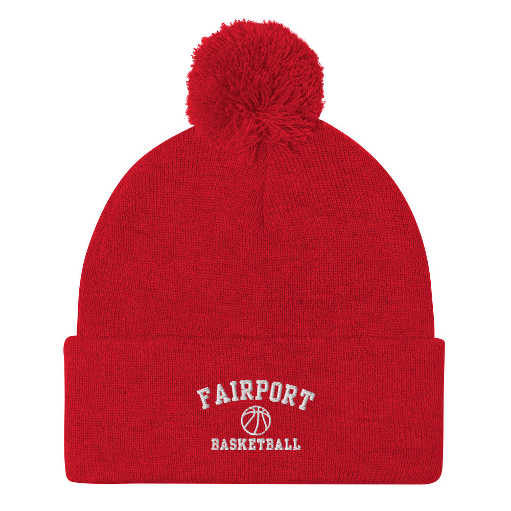 Fairport Basketball Pom-Pom Beanie