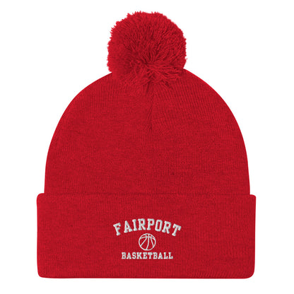 Fairport Basketball Pom-Pom Beanie