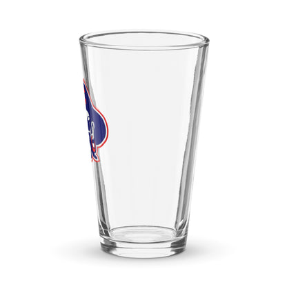 Raider Shaker pint glass