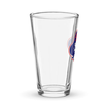 Raider Shaker pint glass