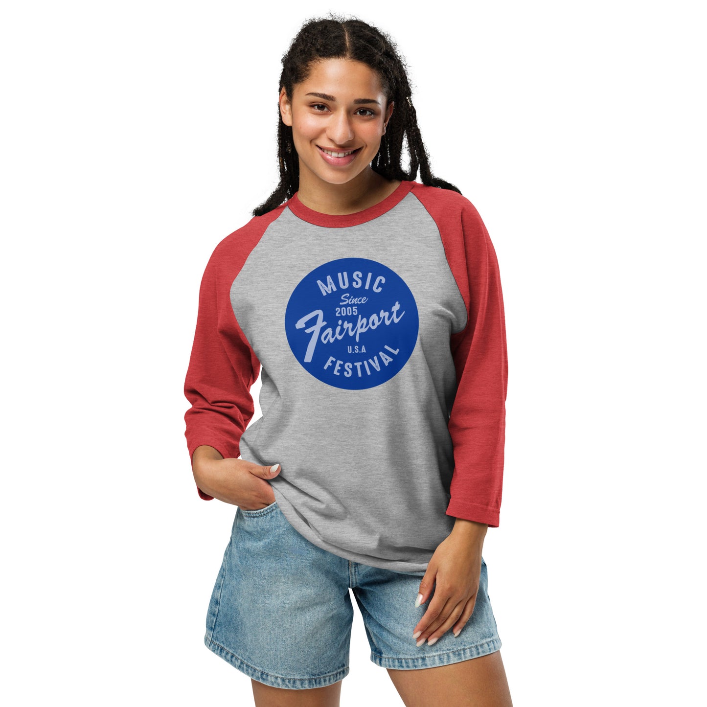 Fairport Music Festival 3/4 sleeve raglan shirt