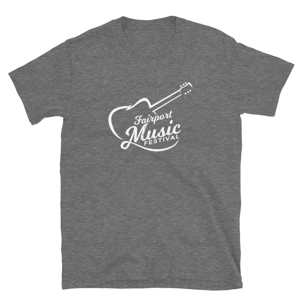 Fairport Music Festival Guitar logo Short-Sleeve Unisex T-Shirt