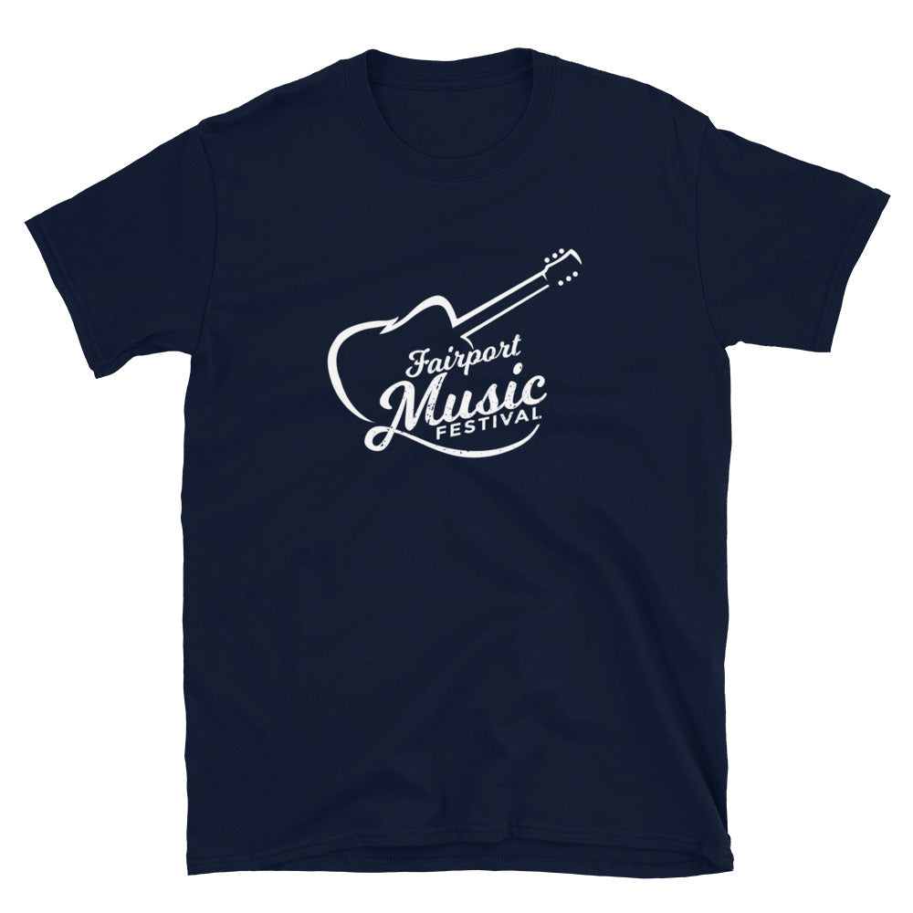 Fairport Music Festival Guitar logo Short-Sleeve Unisex T-Shirt