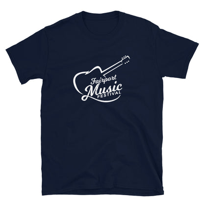 Fairport Music Festival Guitar logo Short-Sleeve Unisex T-Shirt