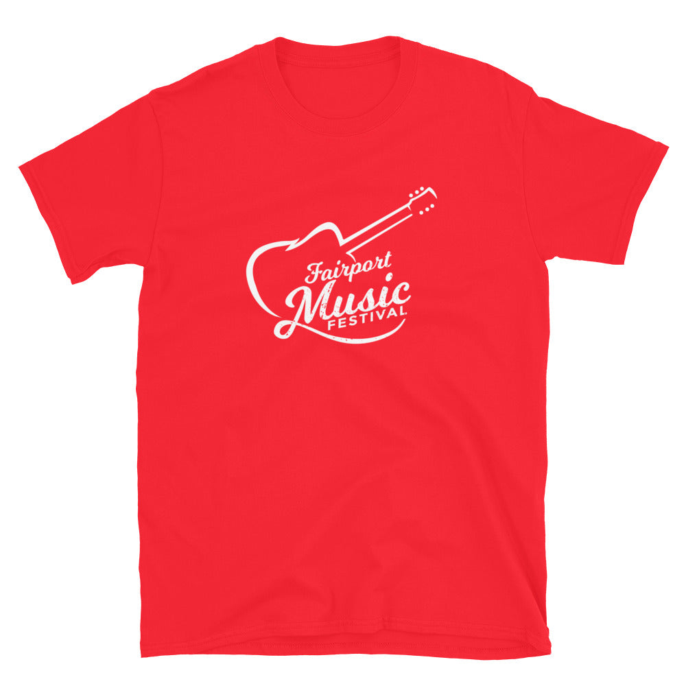 Fairport Music Festival Guitar logo Short-Sleeve Unisex T-Shirt