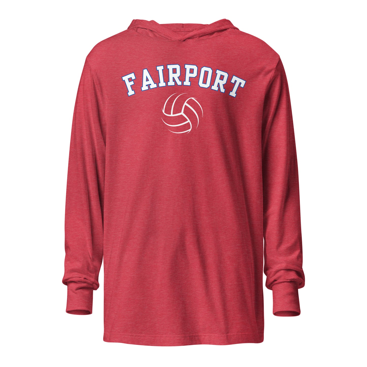 Fairport Volleyball Hooded long-sleeve tee