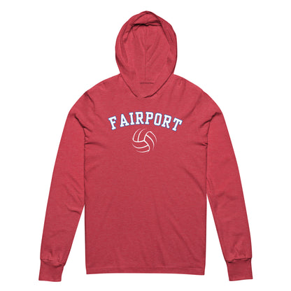 Fairport Volleyball Hooded long-sleeve tee