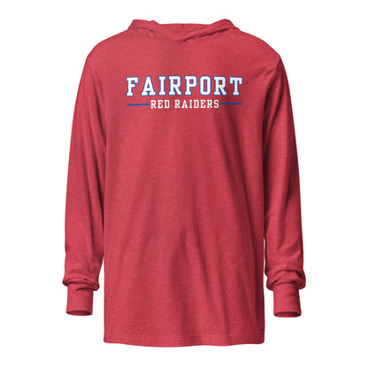 Fairport Red Raiders Hooded long-sleeve tee