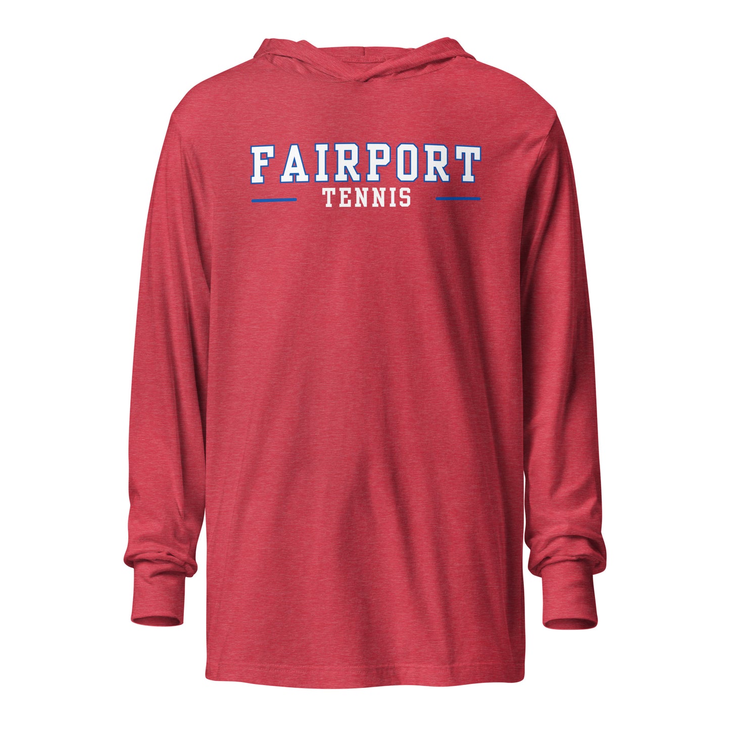 Fairport Tennis Hooded long-sleeve tee