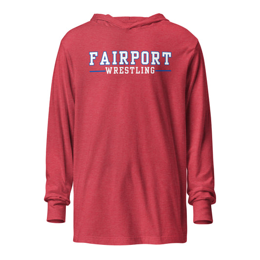 Fairport Wrestling Hooded long-sleeve tee