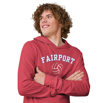 Fairport Volleyball Hooded long-sleeve tee