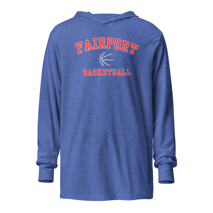 Fairport Basketball Hooded long-sleeve tee