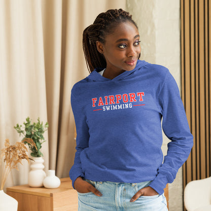 Fairport Swimming Hooded long-sleeve tee