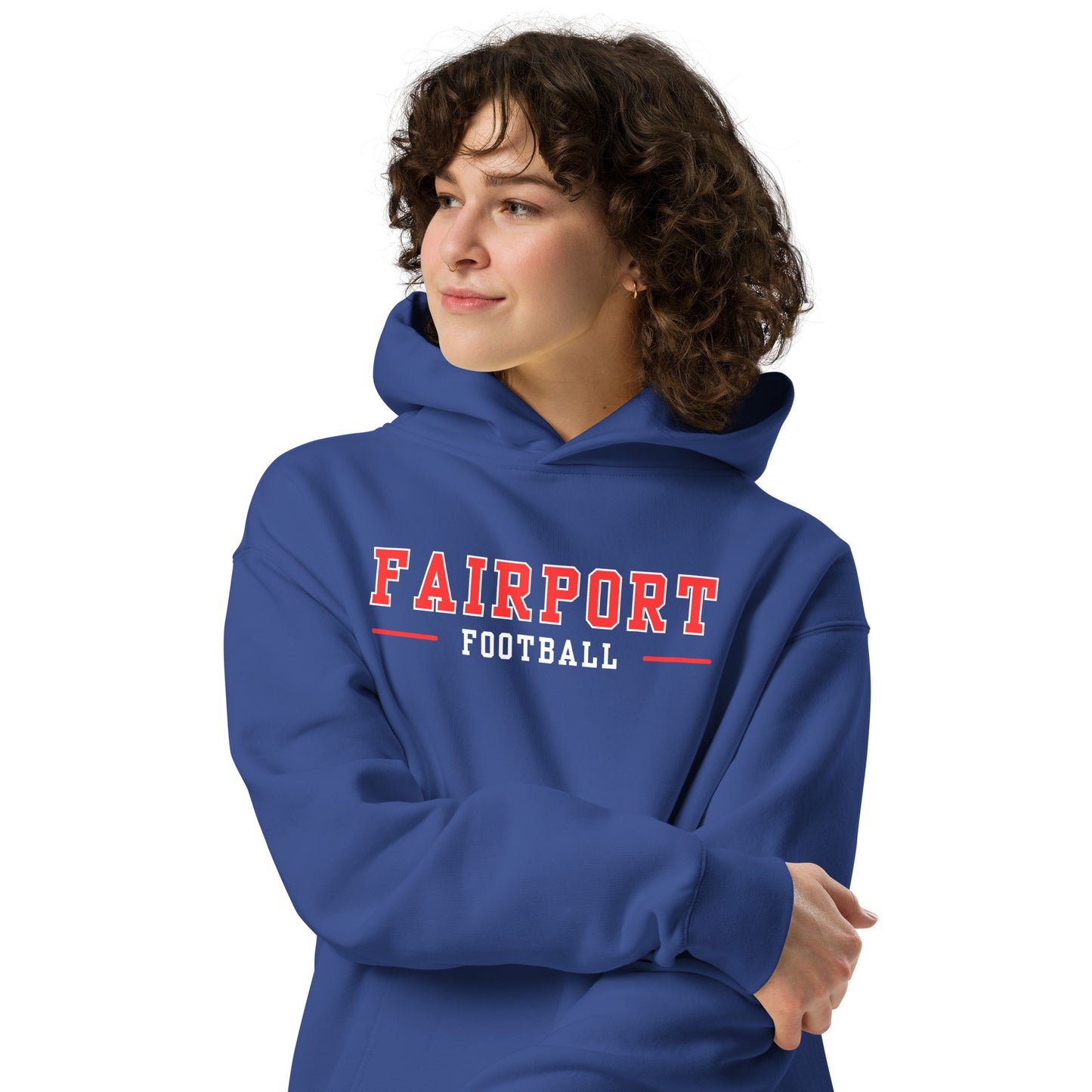 Fairport Football Unisex oversized hoodie