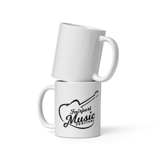 Fairport Music Festival White glossy mug