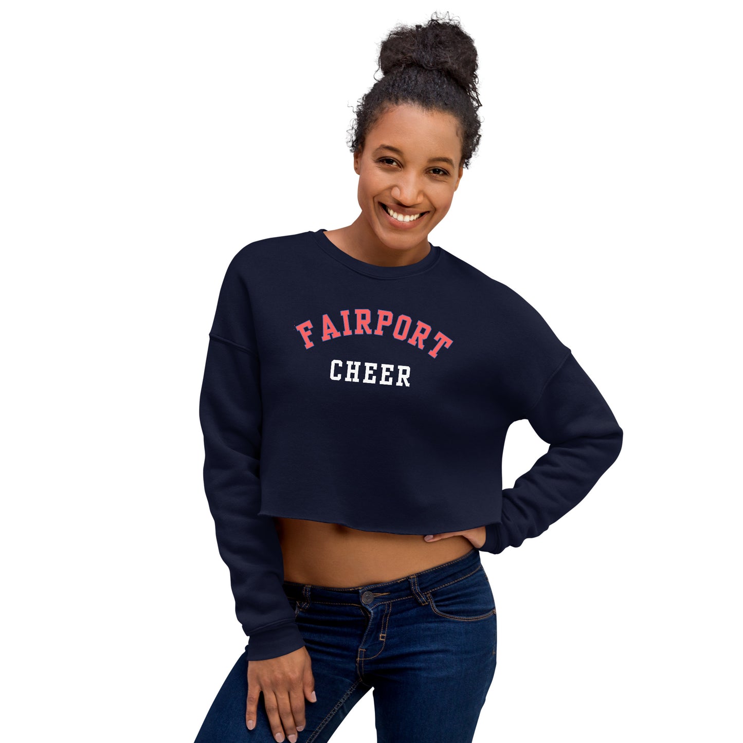 Fairport Cheer Crop Sweatshirt