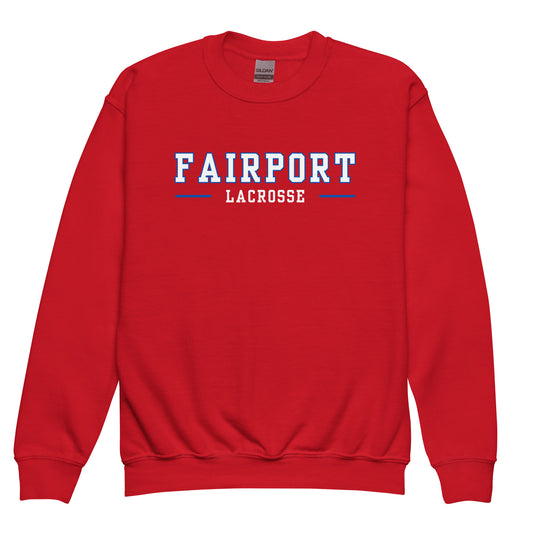 Fairport Lacrosse Youth crewneck sweatshirt