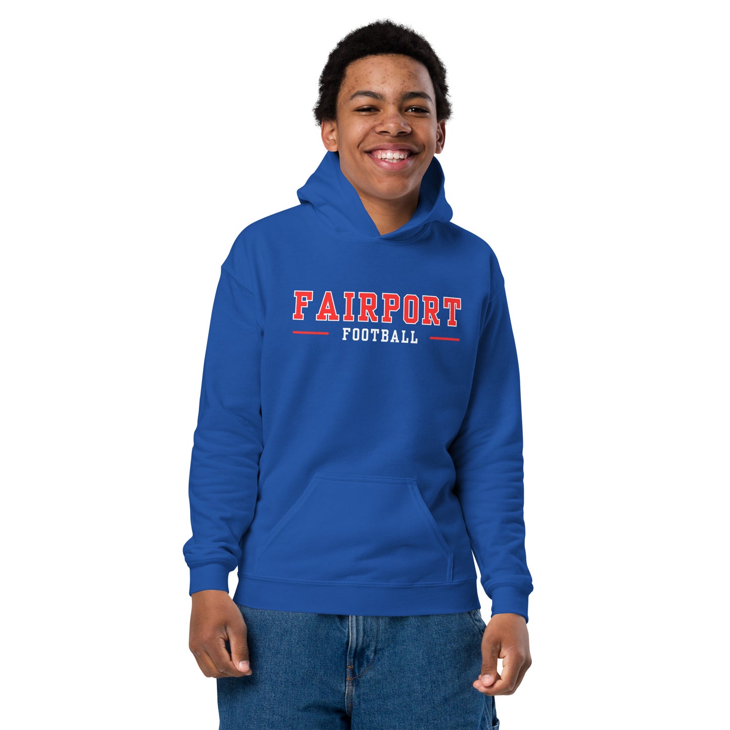 Fairport Football Youth heavy blend hoodie