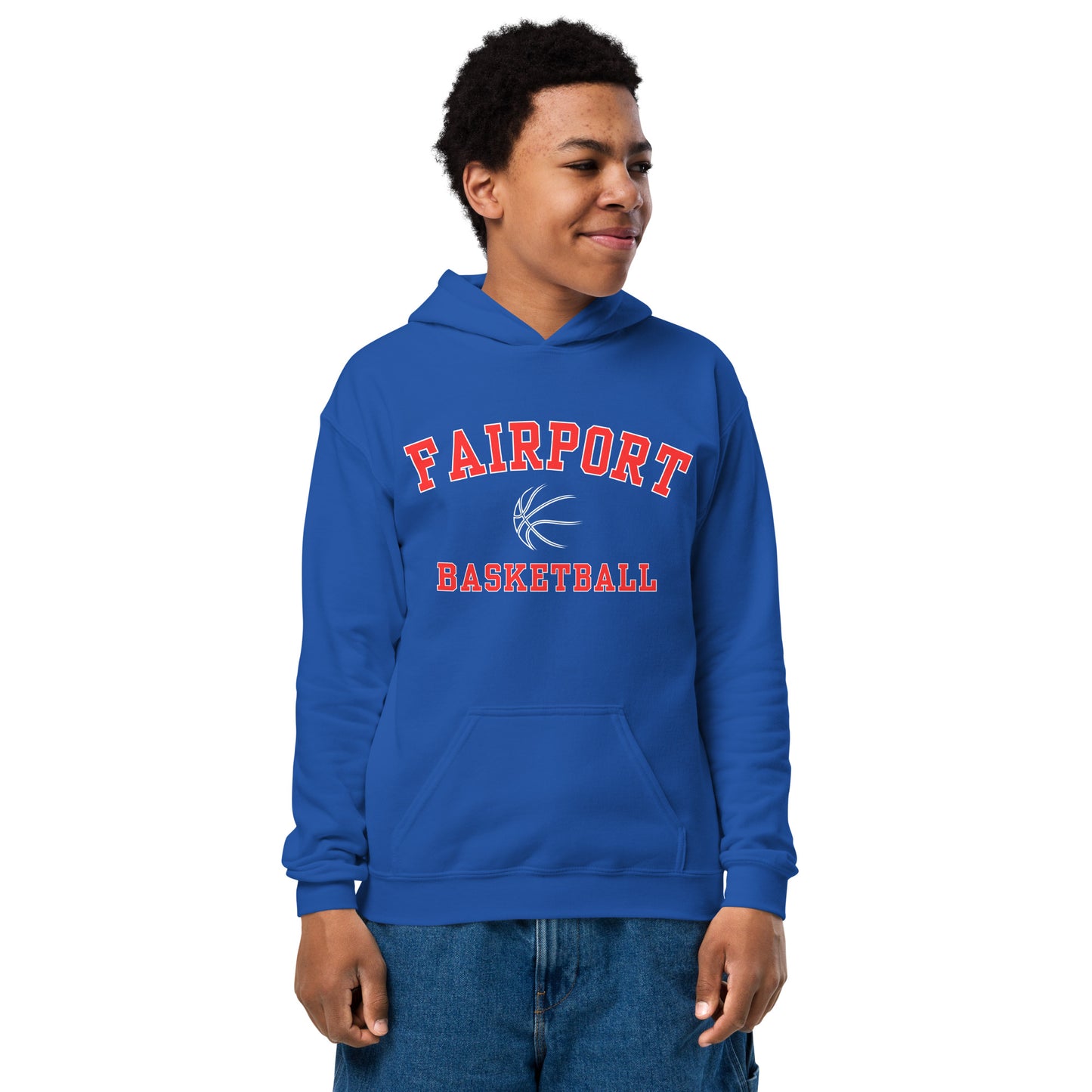 Fairport Basketball Youth heavy blend hoodie